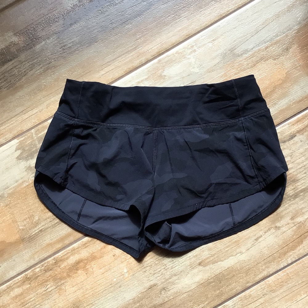 lululemon athletica Black Running Shorts
